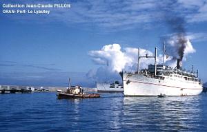 ORAN PORT  BATEAU-LYAUREY